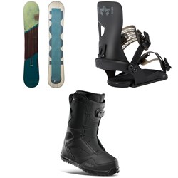 Rossignol Templar Snowboard  ​+ Rome Crux SE Snowboard Bindings  ​+ thirtytwo STW Boa Snowboard Boots