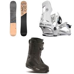 Nidecker Angel Snowboard 2021 ​+ Nidecker Muon-W SE Snowboard Bindings 2022 ​+ thirtytwo STW Boa Snowboard Boots - Women's 2021