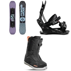 Rome Royal Snowboard ​+ Flow Juno Snowboard Bindings ​+ thirtytwo STW Boa Snowboard Boots - Women's 2022