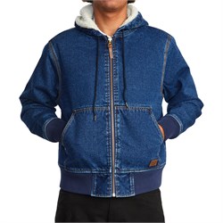 RVCA Chainmail Denim Hooded Jacket