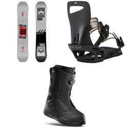 Rome Mechanic Snowboard ​+ Slice SE Snowboard Bindings ​+ thirtytwo STW Boa Snowboard Boots
