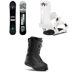 Rome Warden Snowboard 2020 ​+ Crux SE Snowboard Bindings  ​+ thirtytwo STW Boa Snowboard Boots