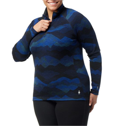 Smartwool Classic Thermal Merino Base Layer Pattern 1​/4 Zip Plus Top - Women's