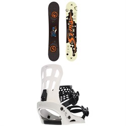Sims Goon Gear x Bowl Squad Snowboard ​+ Flux EM Snowboard Bindings 2022