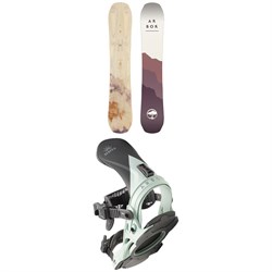 Arbor Swoon Rocker Snowboard ​+ Sequoia Snowboard Bindings - Women's 2023