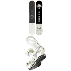 Arbor Element Rocker Snowboard ​+ Hemlock Snowboard Bindings 2023