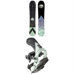 Arbor Veda Camber Snowboard ​+ Sequoia Snowboard Bindings - Women's 2023