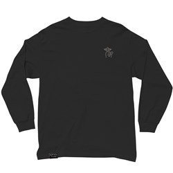 The Quiet Life Shhh Embroidery Long-Sleeve T-Shirt