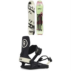 Ride Psychocandy Snowboard ​+ C-6 Snowboard Bindings