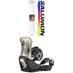 Salomon Huck Knife Snowboard ​+ District Pro Team Snowboard Bindings 2023