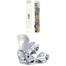 Salomon Abstract Snowboard ​+ Mirage Snowboard Bindings - Women's 2023