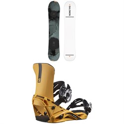 Salomon Super 8 Snowboard ​+ District Snowboard Bindings 2023