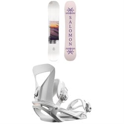 Salomon Lotus Snowboard ​+ Spell Snowboard Bindings - Women's 2023