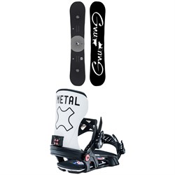 GNU Riders Choice Asym C3 Snowboard ​+ Bent Metal Axtion Snowboard Bindings 2023