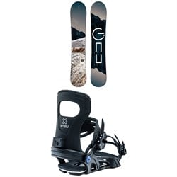 GNU Ravish C2 Snowboard ​+ Bent Metal Metta Snowboard Bindings - Women's