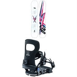 Lib Tech Ryme C3 Snowboard ​+ Bent Metal Metta Snowboard Bindings - Women's 2023