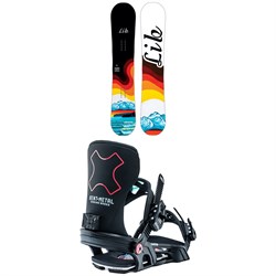 Lib Tech Glider BTX Snowboard ​+ Bent Metal Stylist Snowboard Bindings - Women's 2023