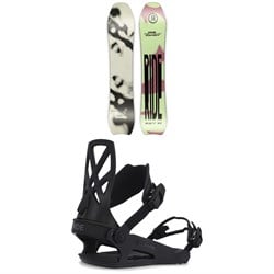 Ride Psychocandy Snowboard ​+ C-4 Snowboard Bindings