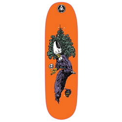 Welcome Tonight I'm Yours on Baculus 2 Orange 9.0 Skateboard Deck