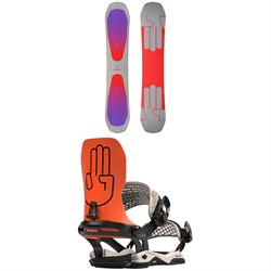 Bataleon Evil Twin Snowboard ​+ Blaster Asymwrap Snowboard Bindings 2023