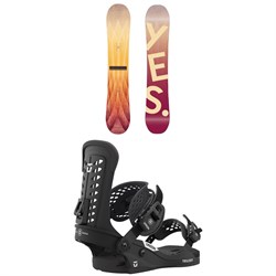 Yes. Hello Snowboard ​+ Union Trilogy Snowboard Bindings - Women's 2023