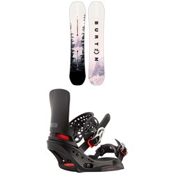 Burton Feelgood Flying V Snowboard ​+ Lexa X EST Snowboard Bindings - Women's 2023