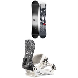 Nitro T1 Snowboard ​+ One Snowboard Bindings 2023
