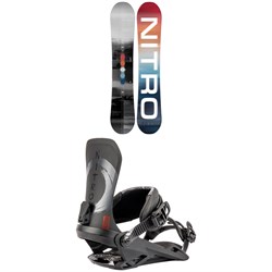 Nitro Team Gullwing Snowboard ​+ One Snowboard Bindings 2023
