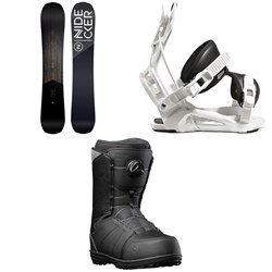 Nidecker Score Snowboard ​+ Flow Nexus Fusion Snowboard Bindings ​+ Nidecker Ranger Snowboard Boots 2023