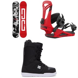 DC Focus Snowboard ​+ Union Flite Pro Snowboard Bindings ​+ DC Phase Snowboard Boots 2023