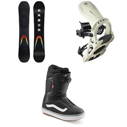 Arbor Formula Rocker Snowboard ​+ Spruce Snowboard Bindings ​+ Vans Aura OG Snowboard Boots 2023