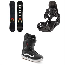 Arbor Formula Camber Snowboard ​+ Spruce Snowboard Bindings ​+ Vans Aura OG Snowboard Boots 2023