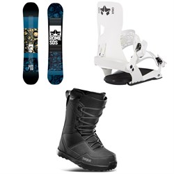 Rome Reverb Rocker SE Snowboard 2019 ​+ Crux SE Snowboard Bindings  ​+ thirtytwo Shifty Snowboard Boots