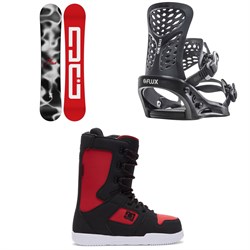 DC Focus Snowboard ​+ Flux PR Snowboard Bindings ​+ DC Phase Snowboard Boots 2023