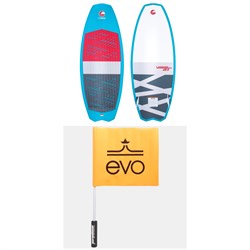 Ronix Carbon Air Core 3 Wakesurf Board - High Performance Skimmer For Water Sports