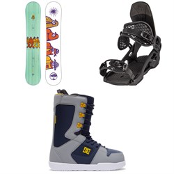 Arbor Relapse Snowboard ​+ Spruce Snowboard Bindings ​+ DC Phase Snowboard Boots 2023