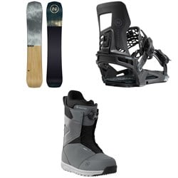 Nidecker Escape Snowboard ​+ Kaon-X Snowboard Bindings ​+ Cascade Snowboard Boots 2024