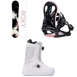 Roxy Raina C2 Snowboard ​+ Viva Snowboard Bindings ​+ DC Phase Boa Snowboard Boots - Women's 2023