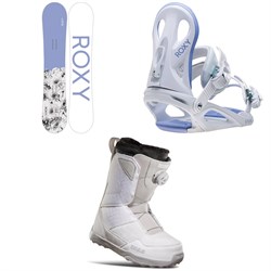 Roxy Dawn Snowboard ​+ Viva Snowboard Bindings ​+ thirtytwo Shifty Boa Snowboard Boots - Women's 2023