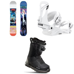 CAPiTA Space Metal Fantasy Snowboard ​+ Union Rosa Snowboard Bindings ​+ thirtytwo Shifty Boa Snowboard Boots - Women's 2023