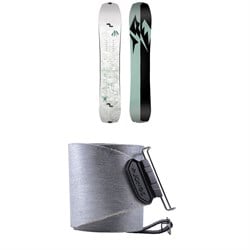 Jones Solution Splitboard ​+ Nomad Pro Quick Tension Tail Clip Splitboard Skins - Women's 2025