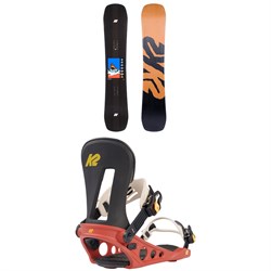 K2 Afterblack Snowboard ​+ Line Up Snowboard Bindings 2023
