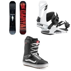 CAPiTA Pathfinder Reverse Snowboard ​+ Union Flite Pro Snowboard Bindings ​+ Vans Hi Standard OG Snowboard Boots 2023