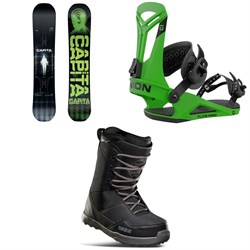 CAPiTA Pathfinder Camber Snowboard ​+ Union Flite Pro Snowboard Bindings ​+ thirtytwo Shifty Snowboard Boots 2023