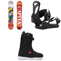 CAPiTA Paradise Snowboard ​+ Union Rosa Snowboard Bindings ​+ DC Phase Boa Snowboard Boots - Women's 2023
