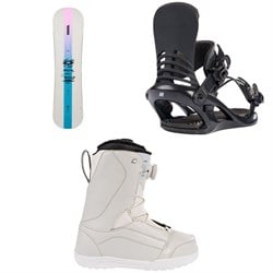 K2 Dreamsicle Snowboard ​+ Cassette Snowboard Bindings ​+ Haven Snowboard Boots - Women's 2023