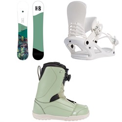 K2 First Lite Snowboard ​+ Cassette Snowboard Bindings ​+ Haven Snowboard Boots - Women's 2023