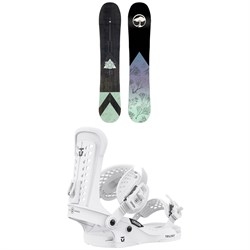 Arbor Veda Camber Snowboard ​+ Union Trilogy Snowboard Bindings - Women's 2023