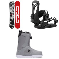 DC Focus Snowboard ​+ Union Flite Pro Snowboard Bindings ​+ DC Phase Boa Snowboard Boots 2023