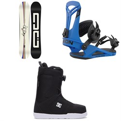 DC Ply Snowboard ​+ Union Flite Pro Snowboard Bindings ​+ DC Phase Boa Snowboard Boots 2023